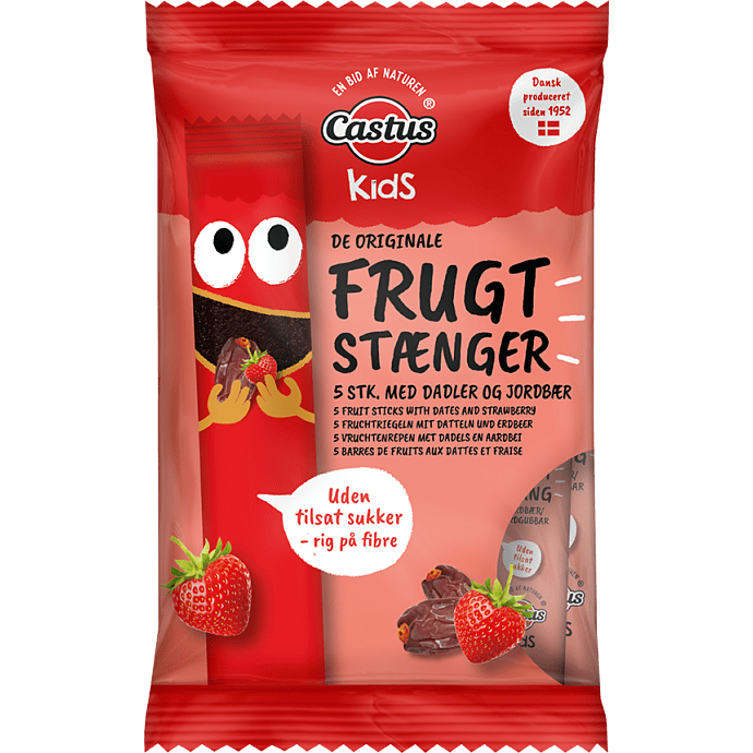 Frugtstænger m. jordbær