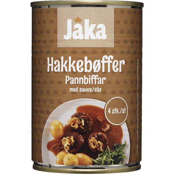 Hakkebøffer i sauce