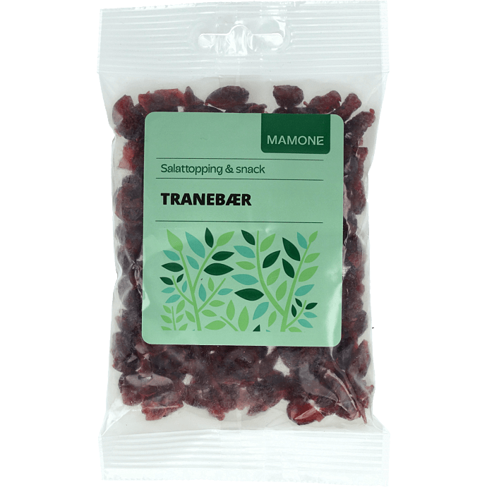 Tørrede tranebær