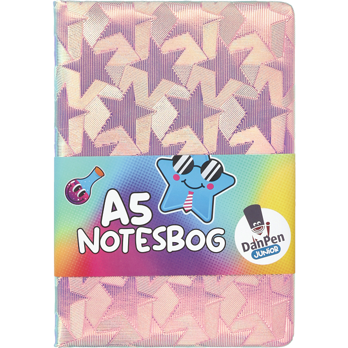 Danpen Junior notesbog A5 stjerne