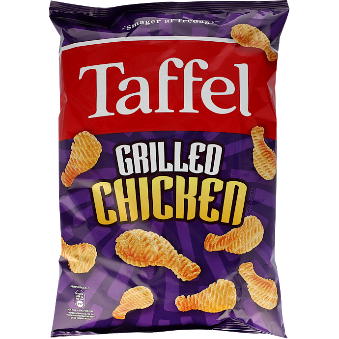 Chips m. grillkrydderi