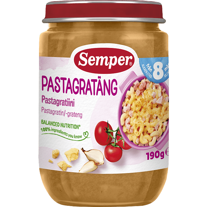 Pastagratin fra 8 mdr.