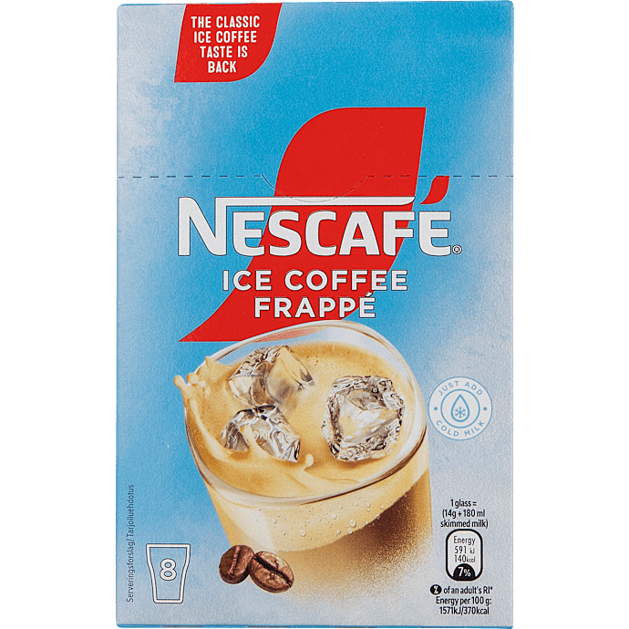 Ice coffee frappé