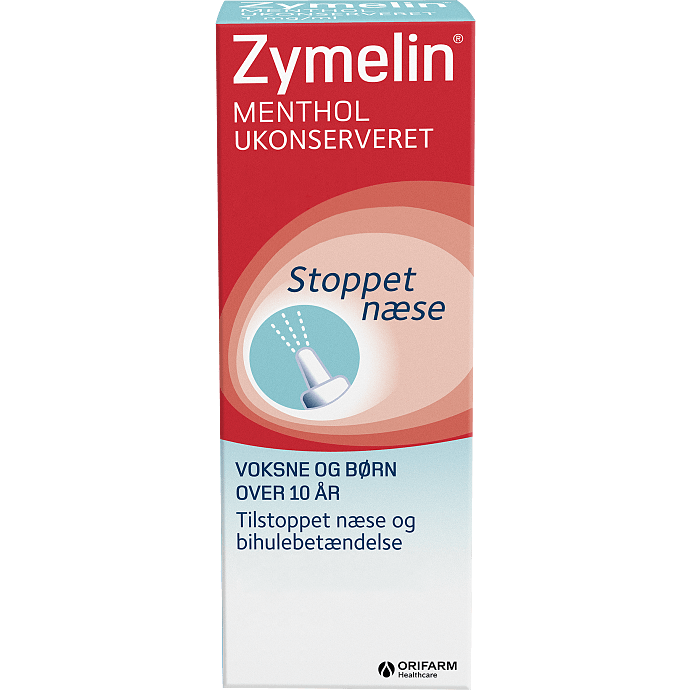 Næsespray mod tilstoppet næse m. menthol  0,5 mg/ml