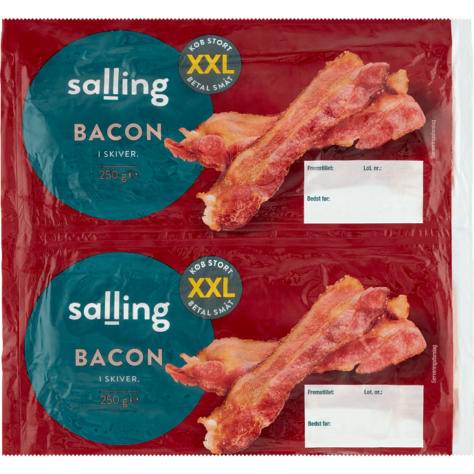 Bacon i skiver