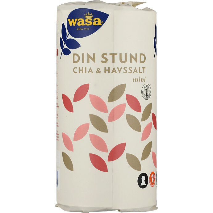 Knækbrød m. chia og havsalt