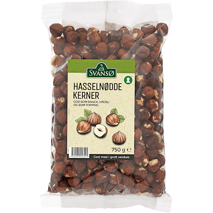 Hasselnøddekerner