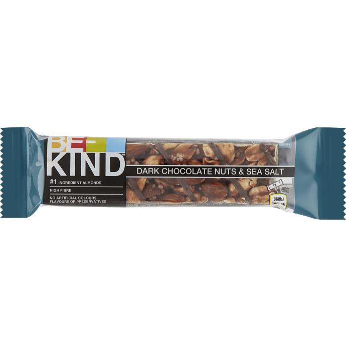 Nøddebar m. mørk chokolade og havsalt