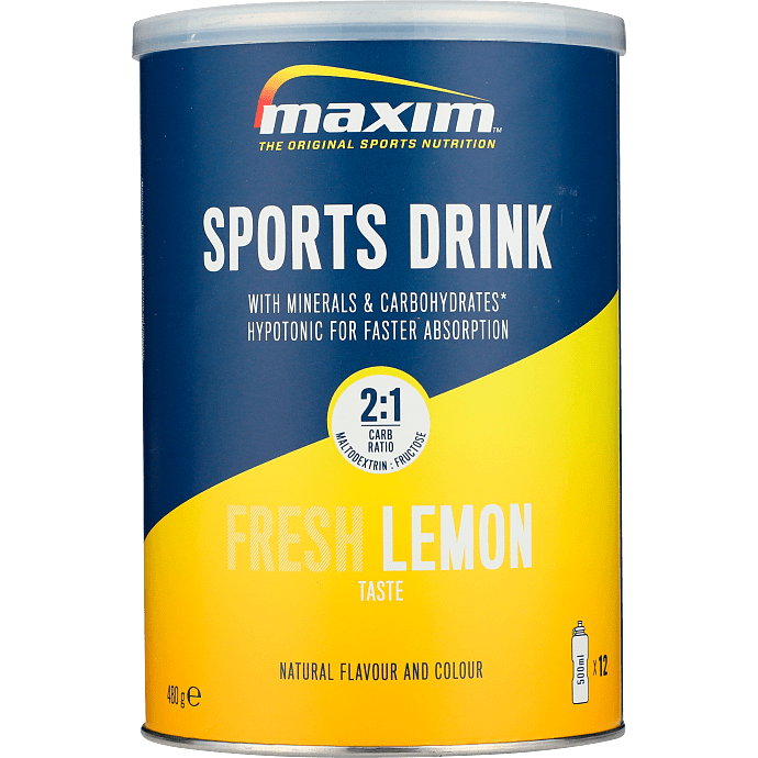Sportsdrikpulver m. citronsmag