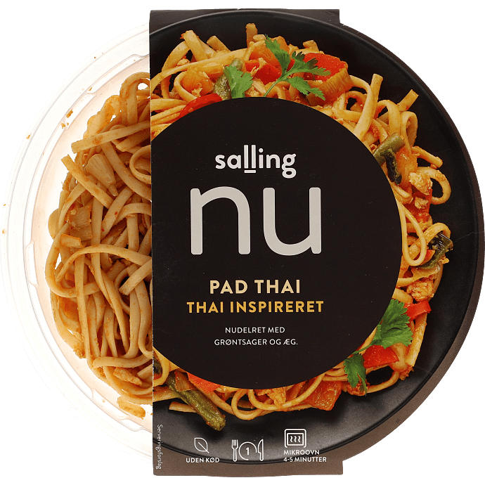 Pad Thai m. nudler, grøntsager og æg