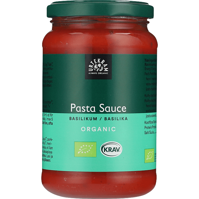Pastasauce m. basilikum øko