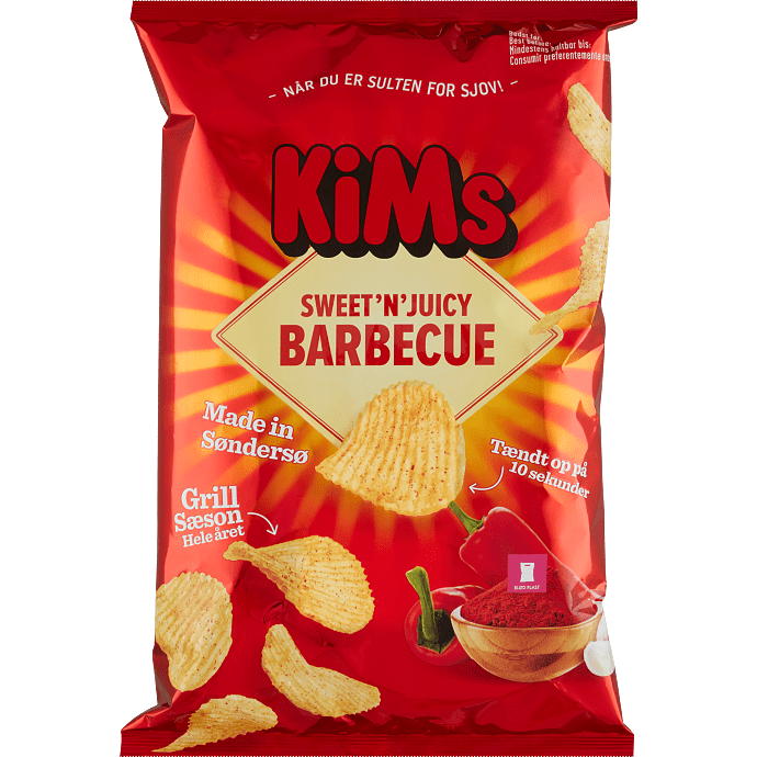 Chips m. barbecue