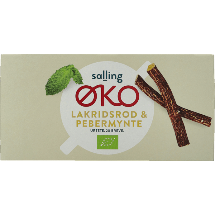 Te m. lakrids og pebermynte øko
