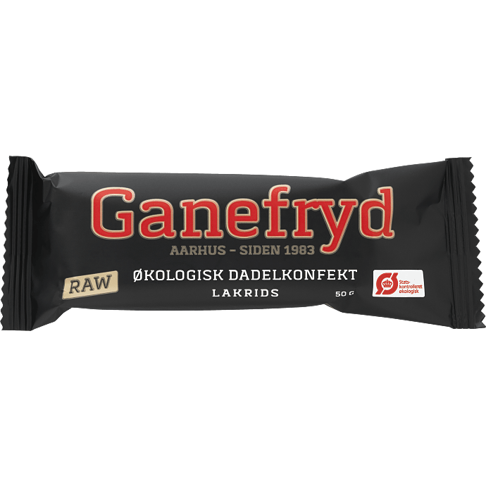 Daddelkonfekt m. lakrids øko
