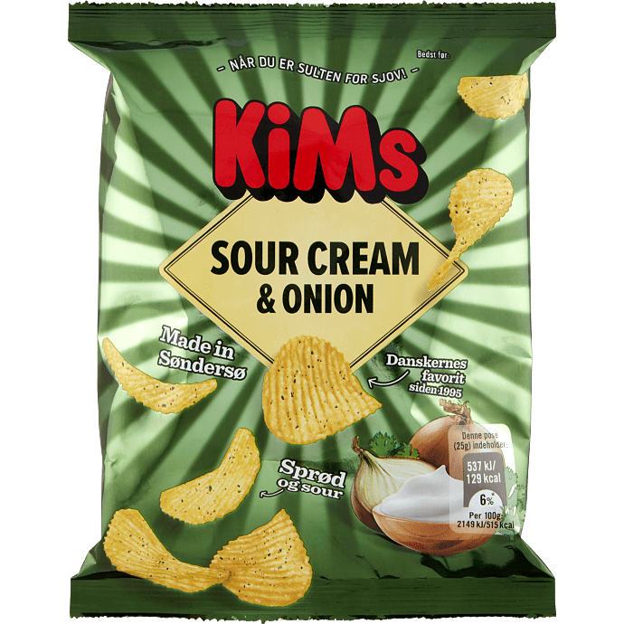 Chips m. sour cream & onion