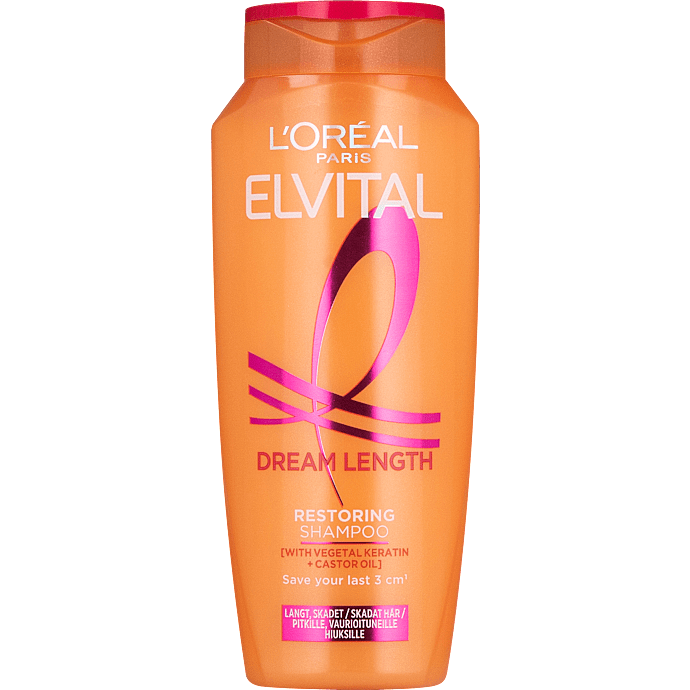 Restoring shampoo m. keratin og castorolie langt skadet hår
