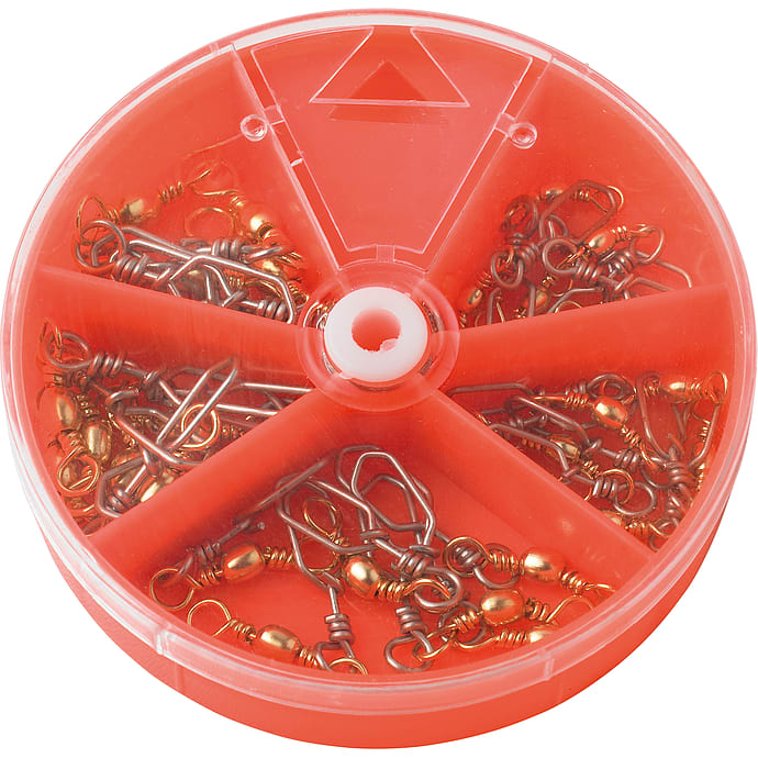 Kinetic Barrel Swivel med Snap