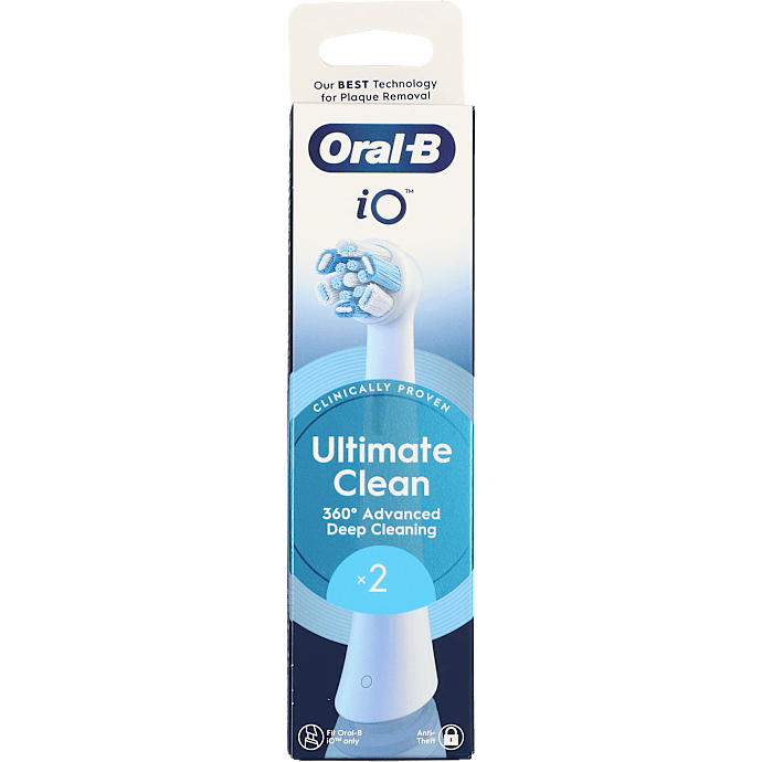 Oral-B iO UClean tandbørstehoveder 2-pak