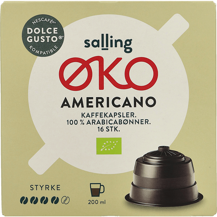 Americano kaffekapsler øko
