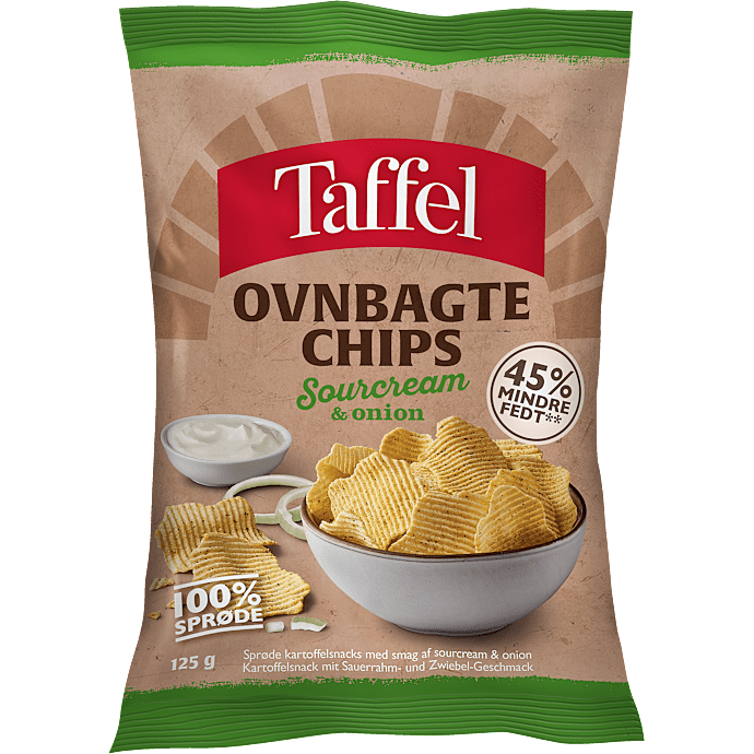 Chips m. sour cream & onion