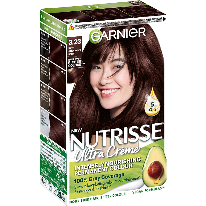 Permanent hårfarve 3.23 Deep Golden Dark Brown m. balsam m. olier