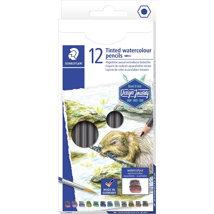 Staedtler akvarelfarveblyanter 12 farver