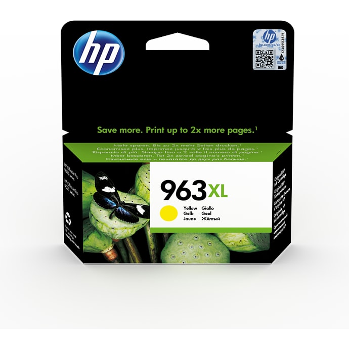 HP 963XL High Yield Yellow Ink printerblæk