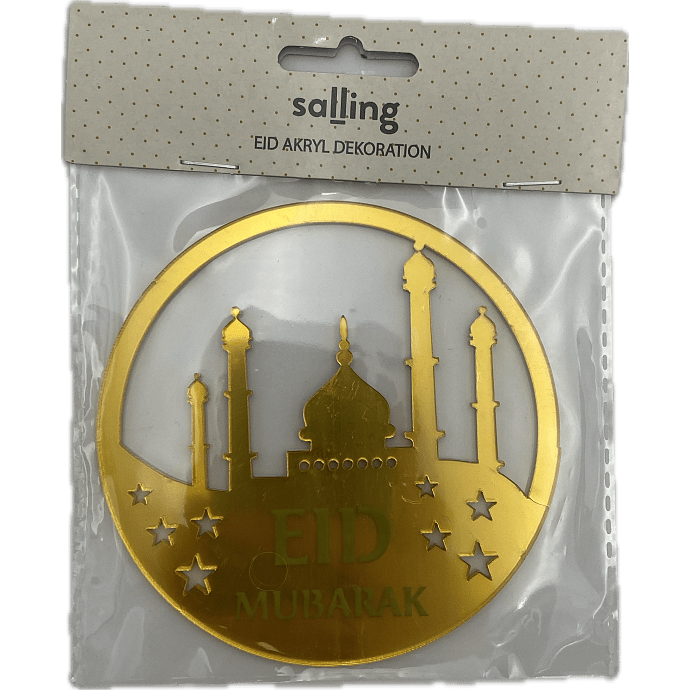 EID akryl dekoration - flere varianter - assorteret