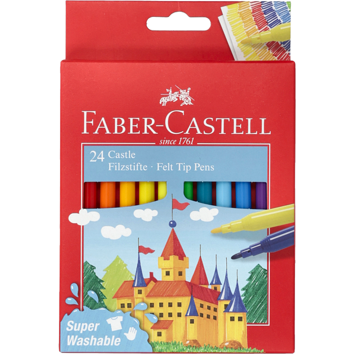 Faber-Castell 24 vaskbare tusser