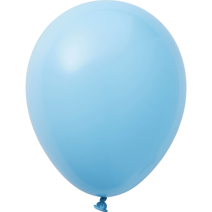 Latexballoner  30 cm 6-pak - lyseblå