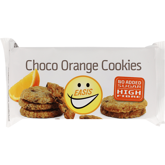Cookies m. appelsinsmag u. tilsat sukker