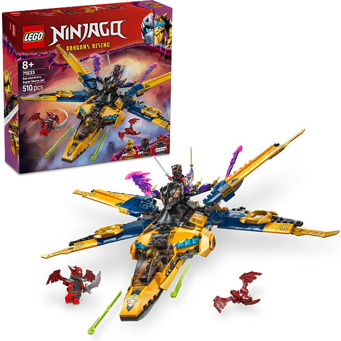 LEGO Ninjago Ras og Arins superstorm-jet 71833