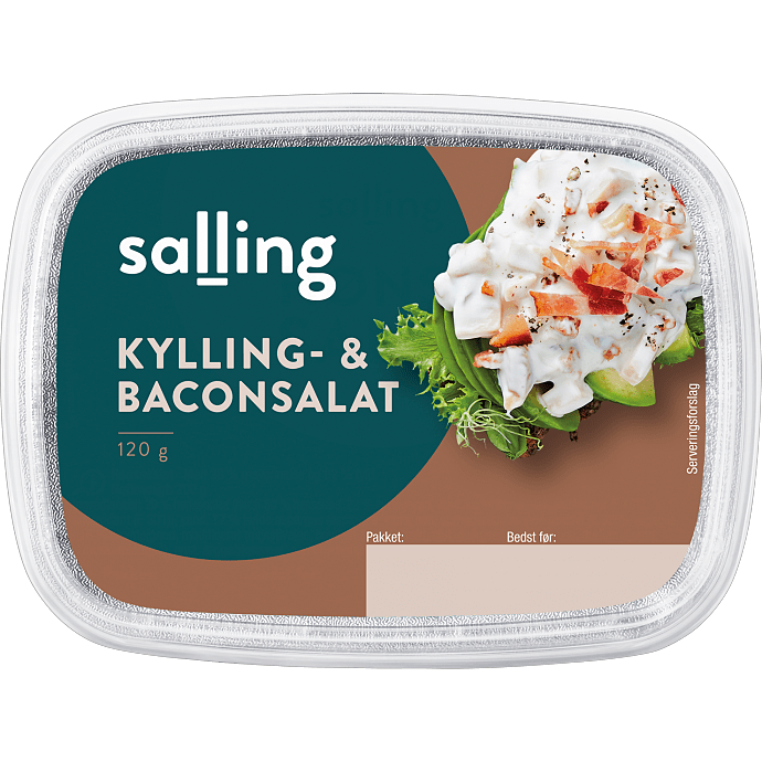 Kyllinge- og baconsalat