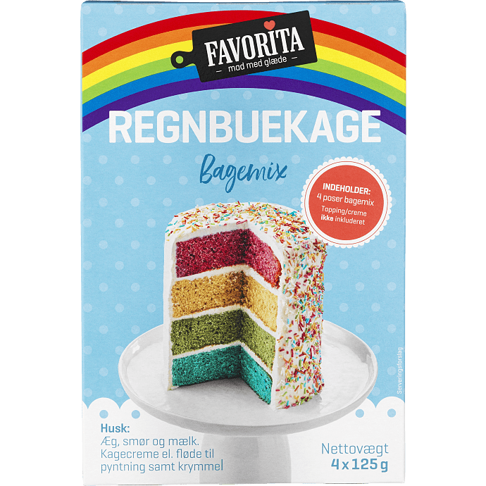 Regnbuekage