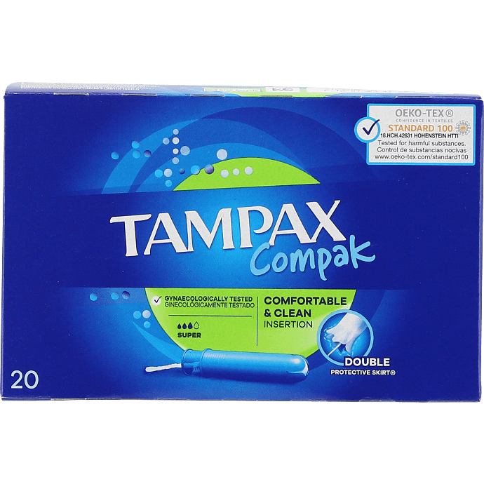 Tamponer m. indføringshylster super sugeevne