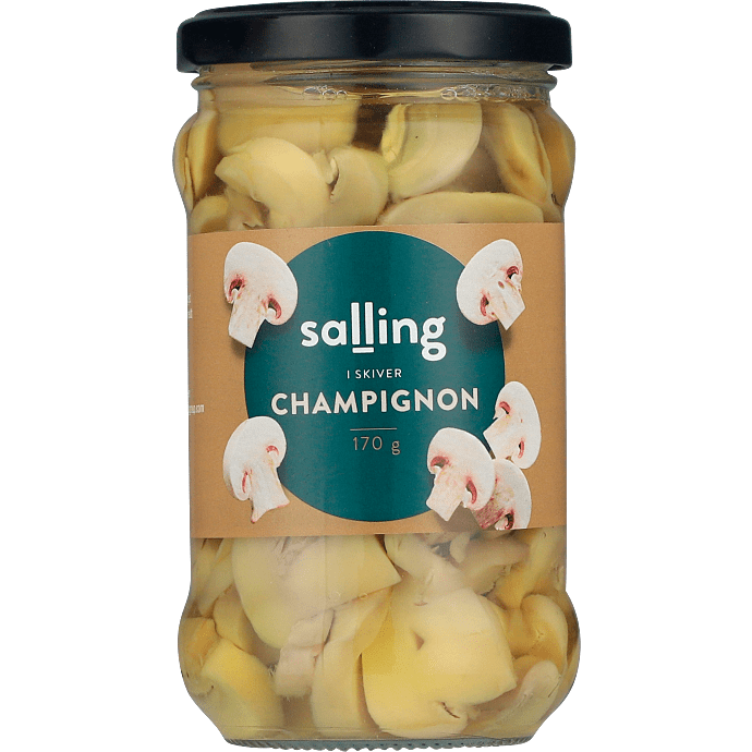 Champignon i skiver