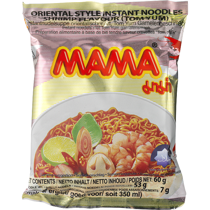 Instant nudler m. tom yum-smag
