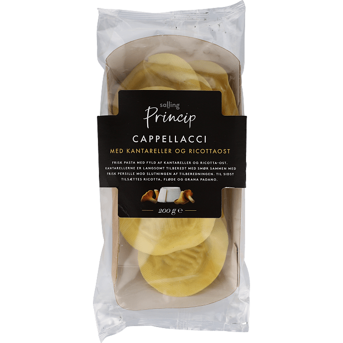 Cappellacci m. kantareller og ricotta