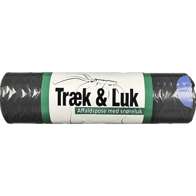Affaldsposer m. træk og luk 20 L