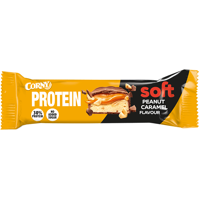 Proteinbar m. mælkechokolade, jordnødder og karamelsmag