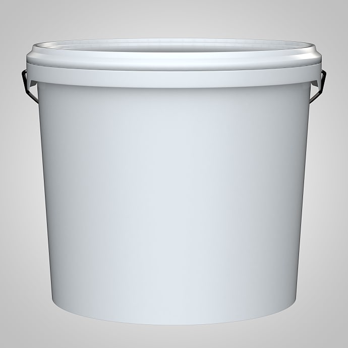 Plastspand med låg - 5 liter
