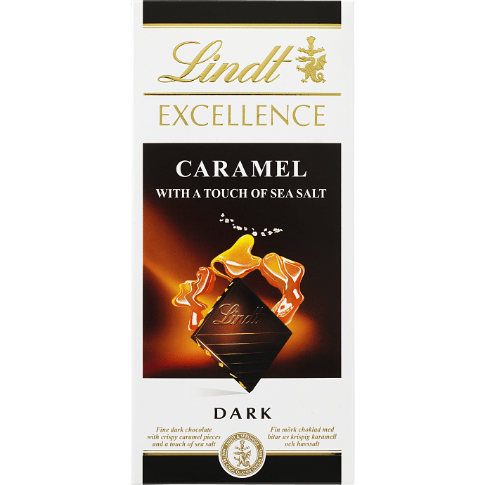 Mørk chokolade 47% kakao m. karamel og havsalt