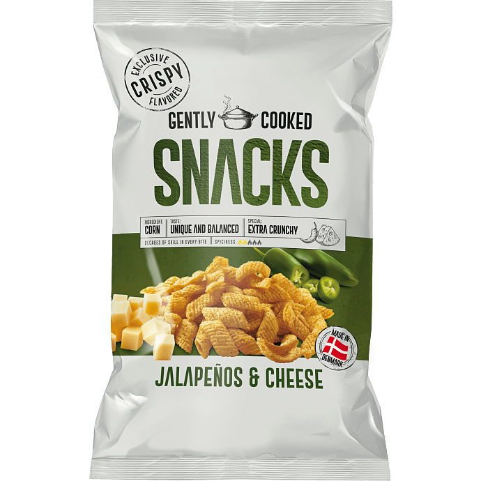 Snacks m. jalapeños og ost