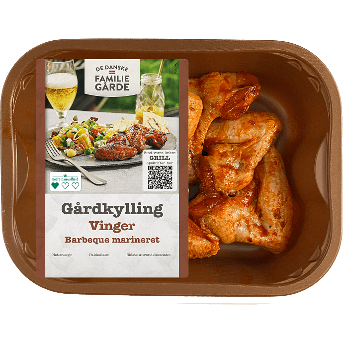 Kyllingevinger m. barbecue