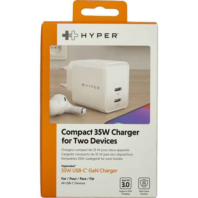 Hyper oplader 35W - hvid