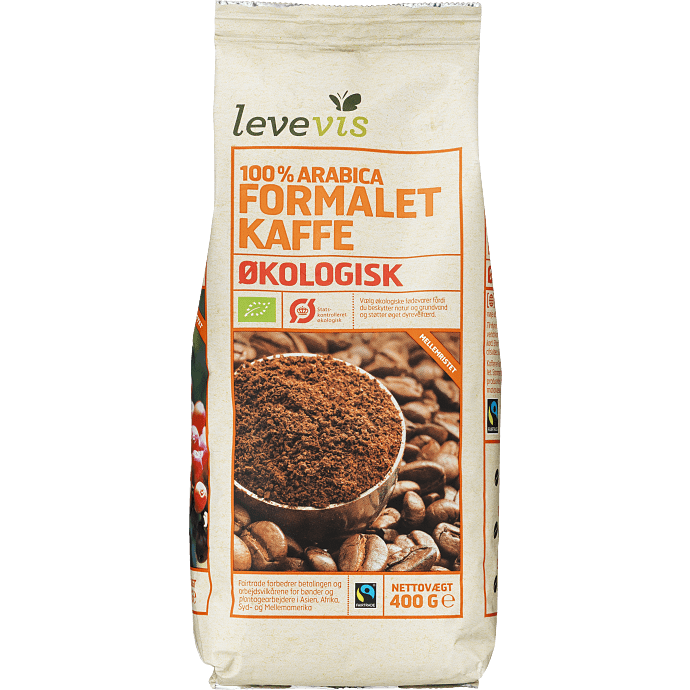 Formalet kaffe mellemristet øko