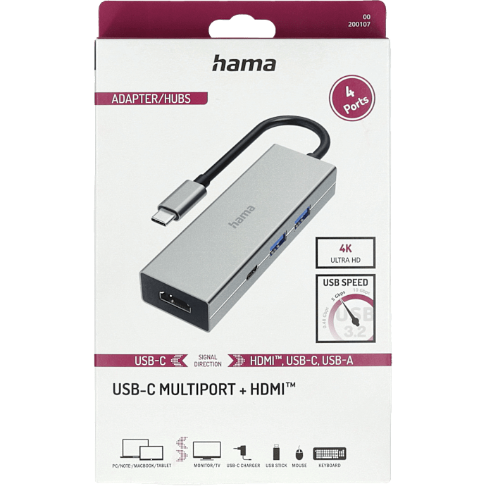 HAMA Adapter USB-C Multi