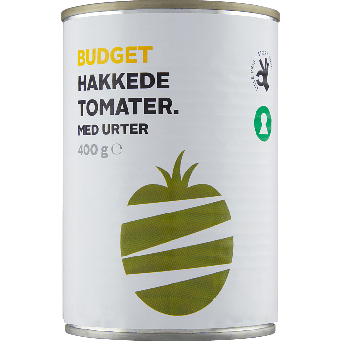 Hakkede tomater m. basilikum