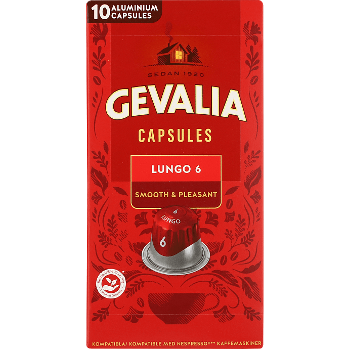 Lungo kaffekapsler