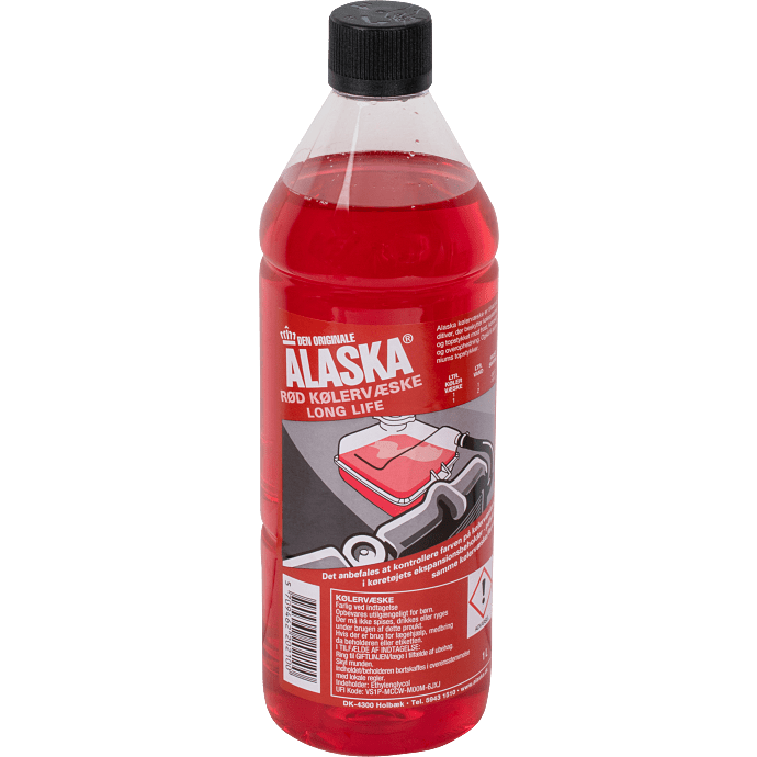 Kølervæske rød 1 liter